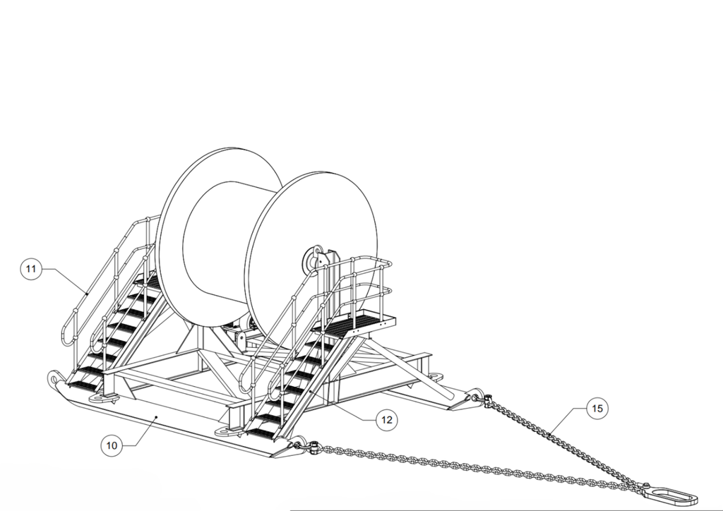 Towable Cable Stand