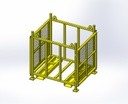 Heavy Duty Stillage Cage with Doors - Drawing