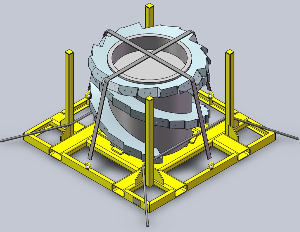 Shearer Drum Transport Frame