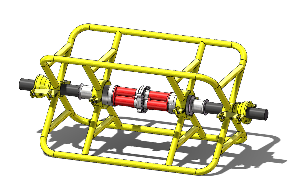 Heavy Duty - Roll-over Coupling Torpedo Stand