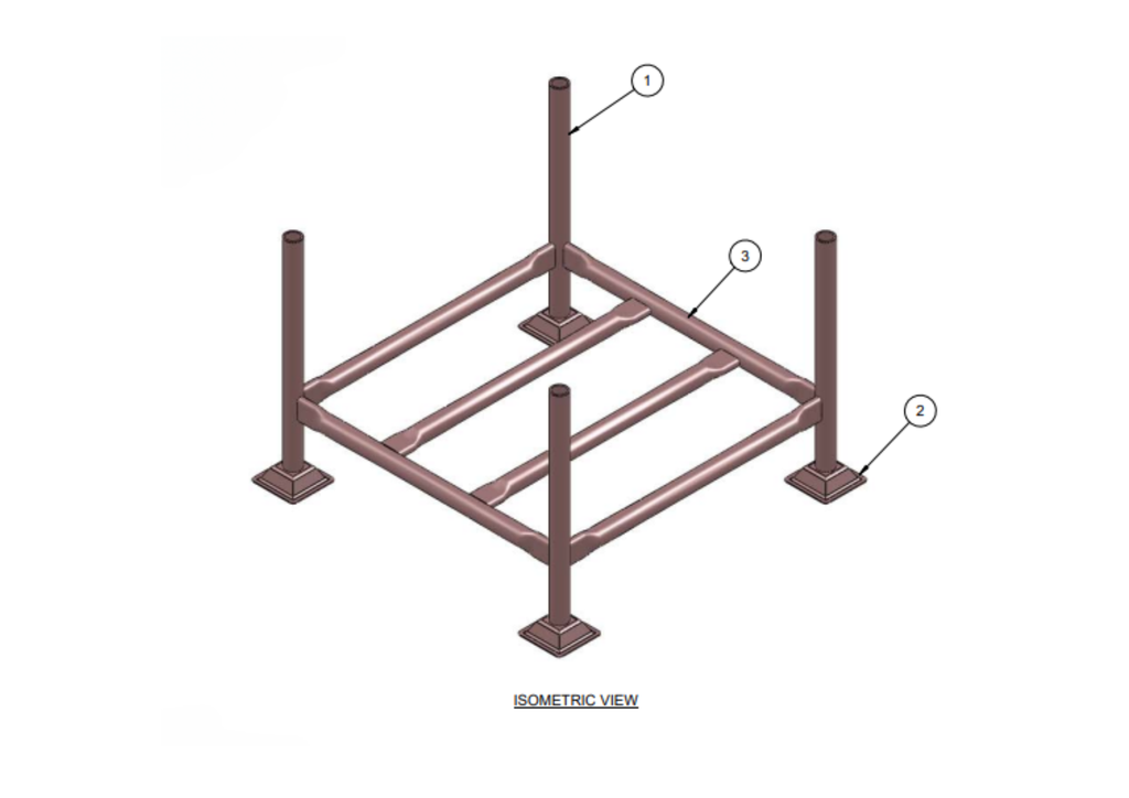 Scaffold Stillage 870 x 870 x 690